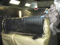 PCS truck bedliner application